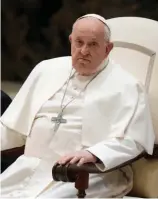  ?? F.E. ?? El papa Francisco.