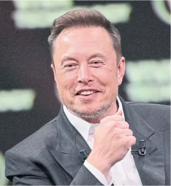  ?? ALAIN JOCARD AFP/TRIBUNE NEWS SERVICE FILE PHOTO ?? Elon Musk’s Tesla has entered an era in which problems keep piling up, writes Navneet Alang, including plunging profits and the recent layoff of 14,000 workers.