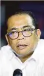  ??  ?? Datuk Seri Mohamed Khaled Nordin