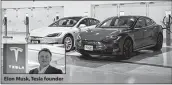  ??  ?? Elon Musk, Tesla founder