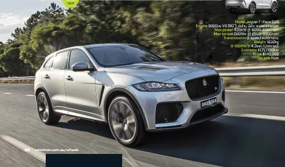 Jaguar F Pace Svr Pressreader