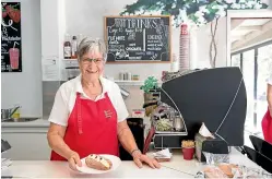  ?? TOM LEE/STUFF ?? ‘‘There are just one or two people in the community of hundreds that think they have the right to take from people,’’ cafe´ manager Pat Jacques said.