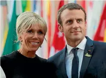  ?? PHOTO: REUTERS ?? A public backlash has forced Emmanuel Macron to rethink his plans to give his wife, Brigitte, a formal role as France’s first lady.