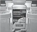  ?? HANDOUT ?? A national study by Ohio State University found that 1 in 6 college students has used a stimulant drug such as Adderall unprescrib­ed.