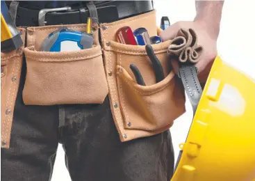  ?? Picture: SUPPLIED ?? TRICKS OF TRADE: There are many tools tradies can use to reduce their cancer risk.