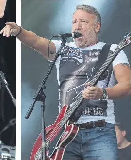  ?? ?? Peter Hook at Victorious Festival on August 29. 2015.