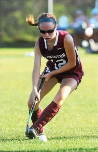  ?? TANIA BARRICKLO — DAILY FREEMAN FILE ?? Bridgie Loughlin had one of Kingston’s two goals in Tigers’ Section 9 title win over Pine Bush.