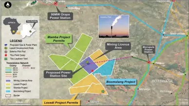  ?? PIC: TLOUENERGY.COM ?? Coming soon: Tlou Energy is rapidly building a clean energy district in Botswana