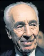  ?? Picture / AP ?? Statesman Shimon Peres has died of complicati­ons from a stroke.