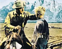  ?? PARAMOUNT ?? Alan Ladd. História é vista pelos olhos do garoto Brandon de Wilde