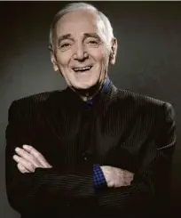  ?? AFP ?? Charles Aznavour tinha uma agenda de shows marcados de outubro deste ano até junho de 2019