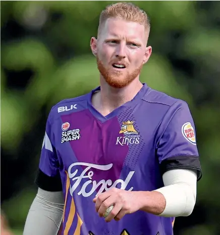  ??  ?? Ben Stokes’ stint with Canterbury boosted interest in cricket throughout the region.