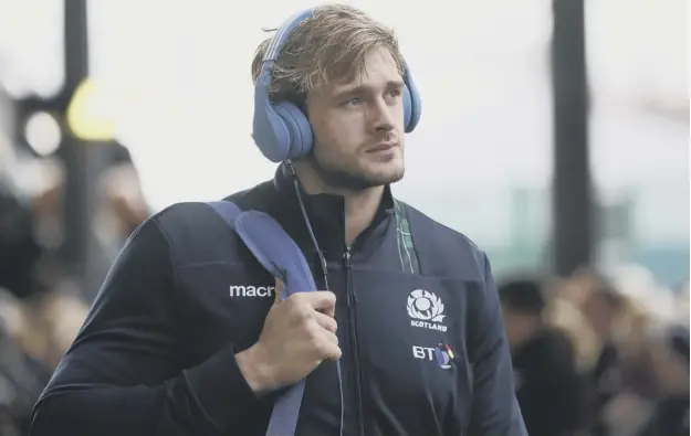  ??  ?? 0 Richie Gray turned down the chance to join the World Cup squad for family reasons and has not played for Scotland since a win over Italy in Rome 18 months ago.