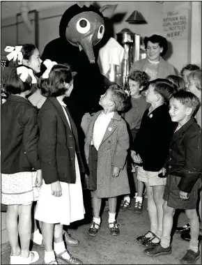  ??  ?? Fan club: Flook gained a huge following among children in the 1950s