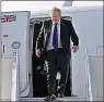  ?? ?? FLIGHT: Mr Johnson