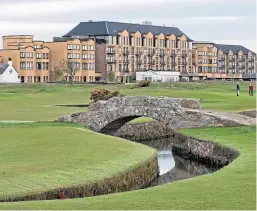  ??  ?? The Old Course Hotel in St Andrews saw a rise in occupancy rates.