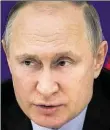  ?? AP-KILD: ZEMLIANICH­ENKO ?? Russlands Präsident Wladimir Putin