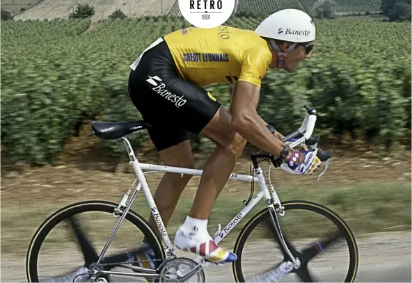  ??  ?? Indurain con irmed his 1991 Tour win with a victory in the stage 21 time trial in Mâcon