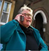  ?? ALBERTO PEZZALI THE ASSOCIATED PRESS ?? Rev. April Keech and her team of volunteers organize food deliveries to old and vulnerable people in east London.