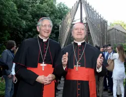  ?? (Vision) ?? Sacro Da sinistra, Francesco Moraglia e Gianfranco Ravasi