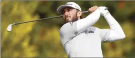  ?? AP photo ?? Max Homa hits from the fourth tee during the first round of
the Genesis Invitation­al on Thursday.