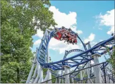  ?? COURTESY OF KENNYWOOD PARK ?? Kennywood Park’s Sky Rocket coaster has been souped up this year.