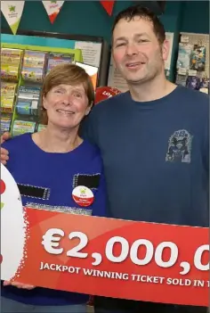  ??  ?? Deirdre and John Brady, the owners of Mace in Kilmore Quay.