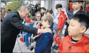  ?? Cem Oksuz Turkish Presidenti­al Press Service ?? TURKISH President Recep Tayyip Erdogan visits Seoul. Four parties seek his defeat in June elections.