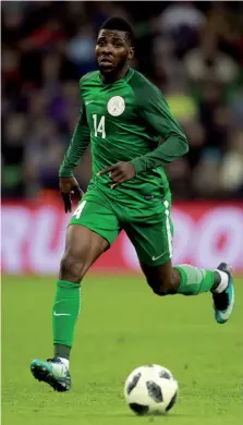  ?? ?? Kelechi Iheanacho, attaccante nigeriano in forza al Leicester