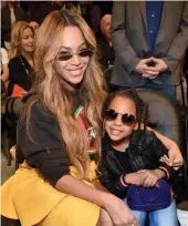  ?? Picture: KEVIN MAZUR/WIREIMAGE ?? NATURAL POSE: Beyonce and Blue Ivy Carter.