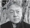  ?? ANDREW TESTA FOR THE NEW YORK TIMES ?? Author Kazuo Ishiguro, whose books include“The Remains of the Day,”“Never Let Me Go”and, in 2021, “Klara and the Sun.”