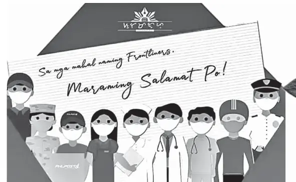 Thank you message for frontliners covid-19 philippines image