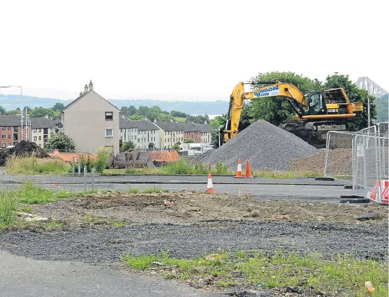  ?? Picture: George McLuskie. ?? The regenerati­on of Fraser Avenue in Inverkeith­ing has earned plaudits from the Saltire Society.