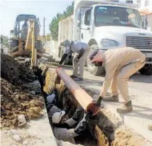  ?? LEON ALVARADO ?? El alcantaril­lado necesita ser renovado