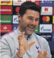  ??  ?? Mauricio Pochettino’s side face an early exit from Europe