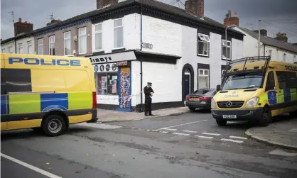  ?? ?? Police cordon off residentia­l streets as they investigat­e blast at Liverpool Women's hospital. Photograph: Christophe­r Furlong/Getty Images