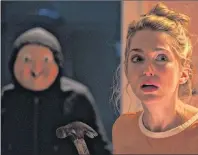  ?? UNIVERSAL PICTURES VIA AP ?? This image released by Universal Pictures shows Jessica Rothe in a scene from “Happy Death Day.”