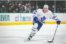  ?? JEROME MIRON/USA TODAY SPORTS FILES ?? So far it hasn’t worked out as well as expected for blue-liner Tyson Barrie and the Toronto Maple Leafs.