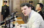  ??  ?? Otto Warmbier
Spent 17 months in North Korean prison