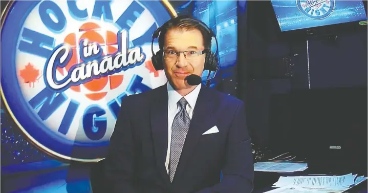  ?? — COURTESY OF CBC/SPORTSNET ?? Former Sports Page host Dave Randorf has left Sportsnet to join the Tampa Bay Lightning as the NHL team's television play-by-play voice.