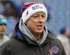  ?? PHOTO/BILL WIPPERT ?? In this Dec. 24, 2016 file photo, Buffalo Bills Hall of Fame quarterbac­k Jim Kelly is seen before before an NFL football game in Orchard Park, N.Y. Kelly has once again been diagnosed with oral cancer. AP