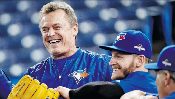  ?? — THE CANADIAN PRESS FILES ?? Manager John Gibbons has impressed the team’s new upper management with his consistenc­y and fairness in dealing with the players.