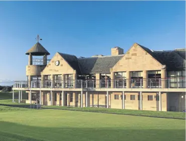  ?? ?? The Links Trust Clubhouse with its Tom Morris Bar & Grill is a fantastic facility