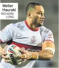  ??  ?? Weller Hauraki Richard Long