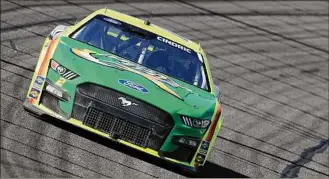  ?? Meg Oliphant / Getty Images ?? At 23, Austin Cindric sped to his first career pole for Sunday’s NASCAR race at Fontana, Calif. He and his fellow drivers are learning the nuances of the Next Gen car.