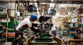  ??  ?? Mechanized projects in the production line have been started to further reduce electricit­y consumptio­n