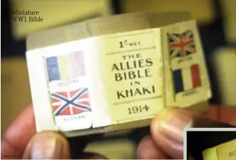  ?? Bible Society ?? Miniature WW1 Bible