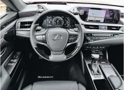  ?? JIL MCINTOSH/DRIVING ?? The 2019 Lexus ES 300h with Ultra Luxury Package has all the bells and whistles you want.