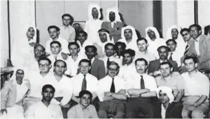  ??  ?? A group shot of the first NBK team, dated spring 1953.