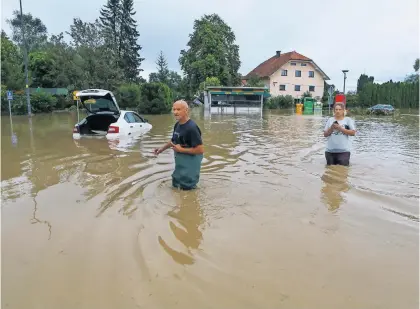  ?? / Foto: Luka Cjuha ?? Avgusta lani so Slovenijo prizadele najhujše poplave doslej.